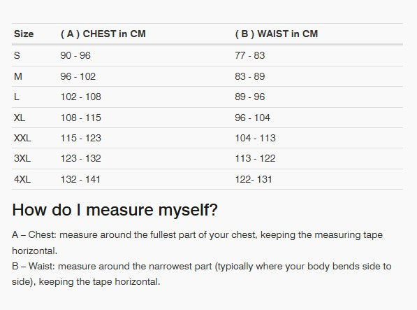 REV'IT! Echelon GTX Jacket Size Guide